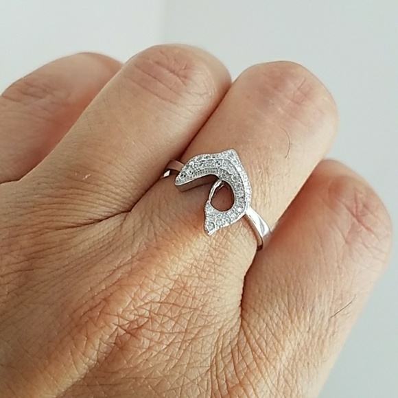 14k Gold Plated Dolphin Ring